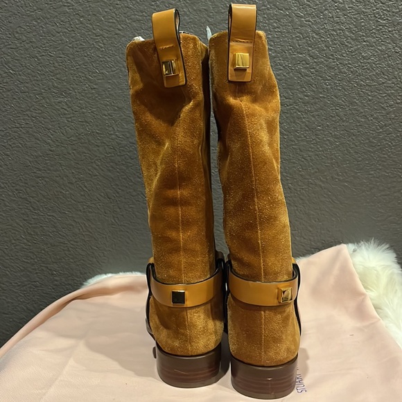New Stuart Weitzman tan suede short boot - Picture 6 of 12